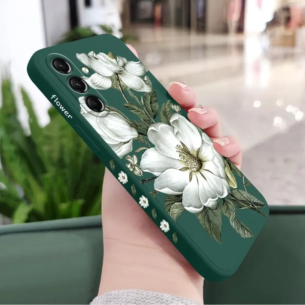 Samsung S24 Plus Floral Green Phone Case